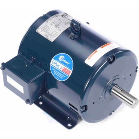 A.O. SMITH Century General Purpose Three Phase ODP Motor, 3 HP, 1770 RPM, 208-230/460V, ODP E217M2